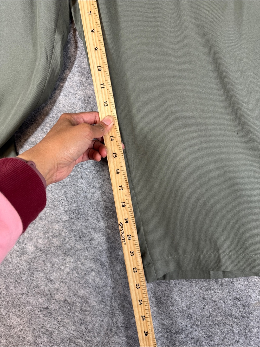 J.Jill Tencel Wide Leg Pants Sage Green M Petite Boho Casual Summer Resortwear - Picture 6 of 14